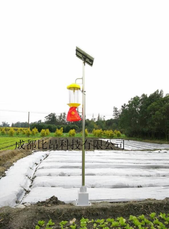 太阳能频振式杀虫灯（3杆式）厂价直销光控/雨控